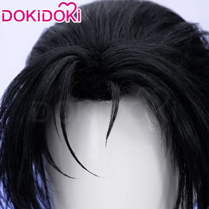 IN STOCK Jiang Yan Wig Game Where Winds Meet Cosplay DokiDoki Men 60cm Black Long Hair Jiang Yan Cosplay Free Cap
