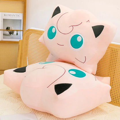 40/75cm Jigglypuff Pillow Pokemon Plush Toys Anime Doll Cartoon Cushion Large Pokémon Plushie Kawaii Stuffed Gift for Kids Xmas