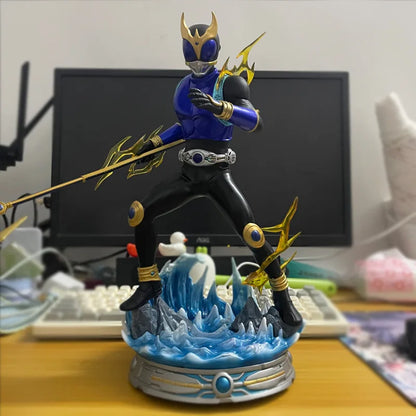 38cm Masked Rider Kuuga Rising Dragon Form Anime Figure Kamen Rider Figurine Collection Statue Model Ornament Room Desk Toy Gift