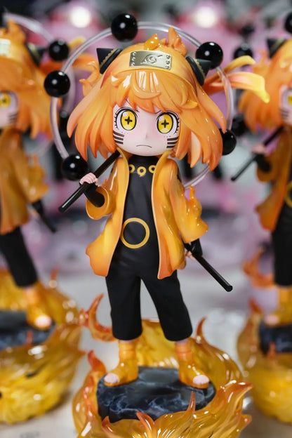 22cm Naruto Anime Figure Anya Forger Cos Rikudousennin Naruto Action Figurine Pvc Statue Collection Model Desk Decor Toys Gifts