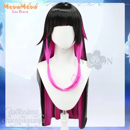 Genshin Impact Moon Goddess Columbina Cosplay Suit Polyester - wig / One Size