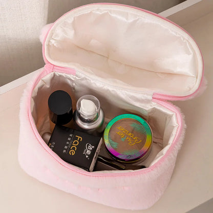 Sanrio Cute Plush Handbag Pochacco Kirby Plush Makeup Box Ugly Fish Kawaii Makeup Box Gifts For Girls