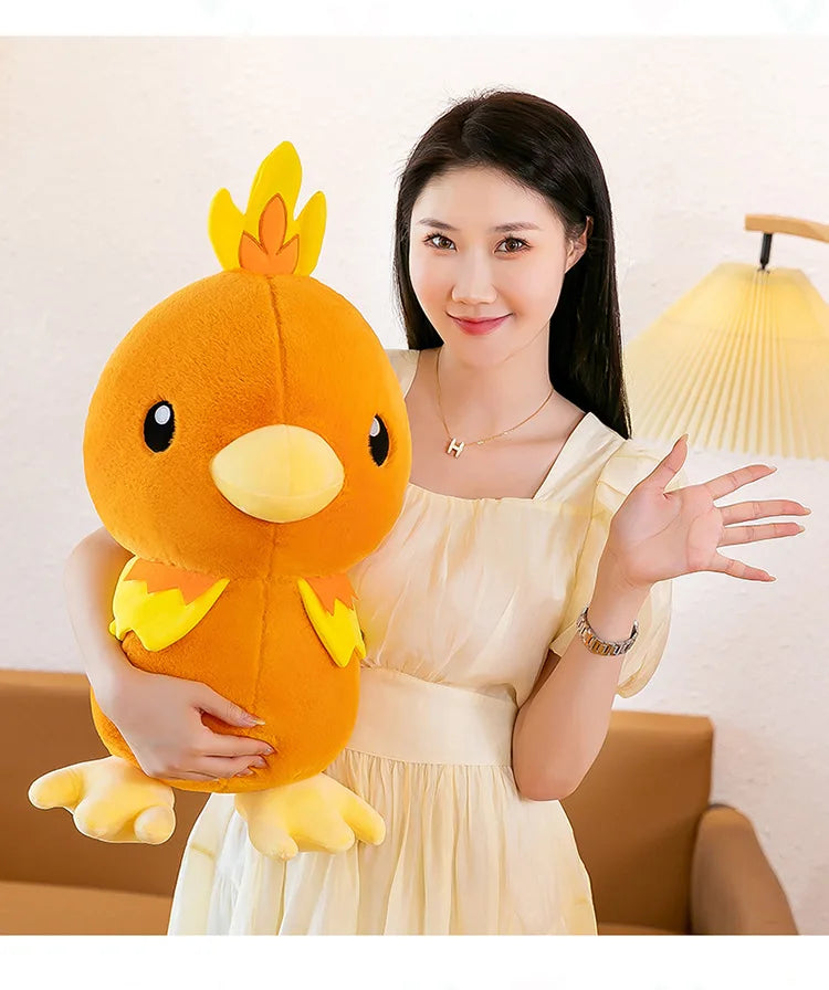 45/60/80CM Big Size Pokemon Torchic Plushies Cartoon Anime Plush Pillow Soft Doll Kawaii Stuffed Plushie Ornament Children Gift