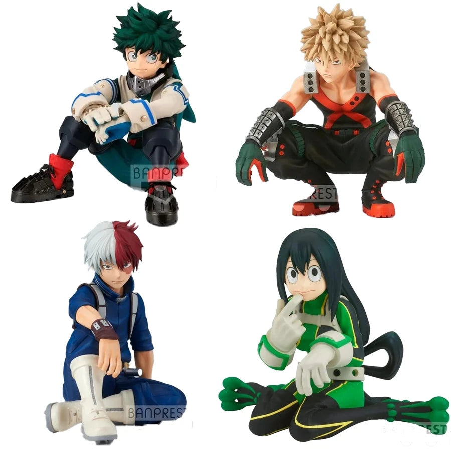 9cm-21cm Boku no Hero Academia Anime Figure Midoriya Izuku/Bakugo Katsuki Action Figure Todoroki Shoto/Asui Tsuyu Figurine Model