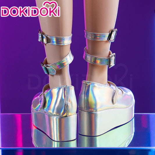 IN STOCK KAngel Cosplay Shoes Game NEEDY GIRL OVERDOSE Cosplay DokiDoki Women Cute Cosplay KAngel Shoes