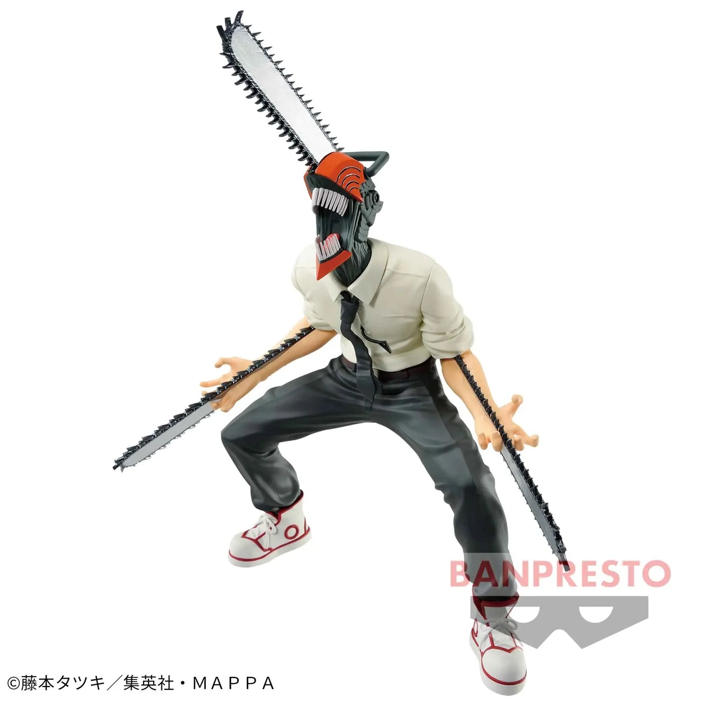 In Stock Original Banpresto bandai Vibration Stars Chainsaw Man Denji Power Anime Action Figure Model Boxed Toys Gift Genuine