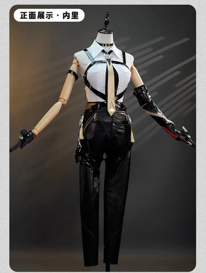 iCoser Zenless Zone Zero Evelyn Chevalier Cosplay Costume Wig Uniform Headwear Earrings Stars of Lyra Halloween Women Carnival