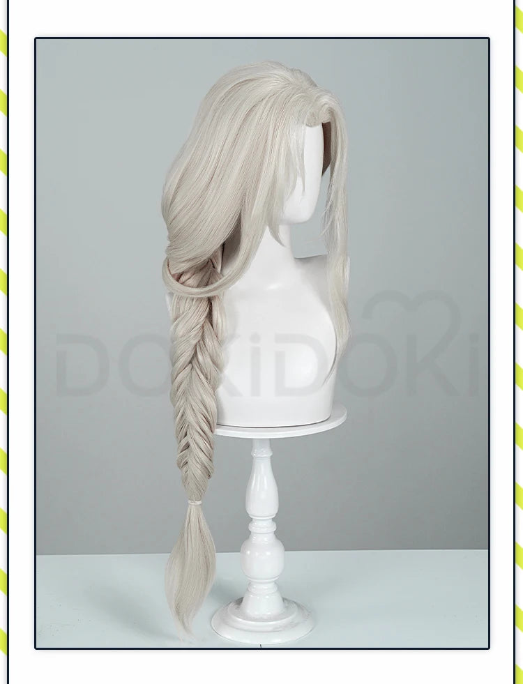 IN STOCK The Fire Keeper Ciaran Wig Game Dark Souls Cosplay Wig DokiDoki Women 80cm Long Hair Cosplay Eye Mask Free Wig Cap