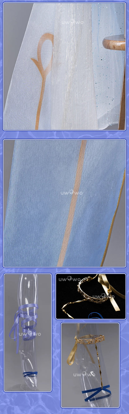 LAST BATCH UWOWO Genshin Impact Fanart Focalors Lily of the Valley Balll Gownn Dress Cosplay Costume