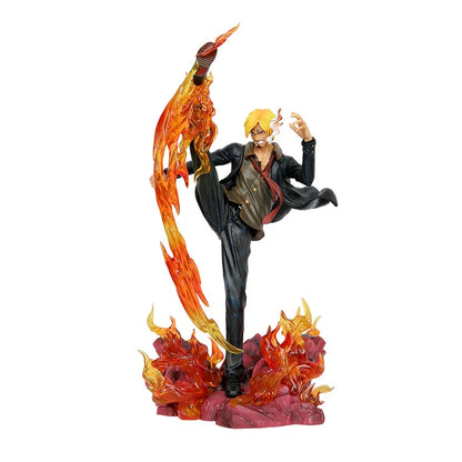 34cm One Piece Anime Figure Devil's Feet Sanji Figures PVC GK Statue Action Figure Model Statue Collection Decoration Toys Gift