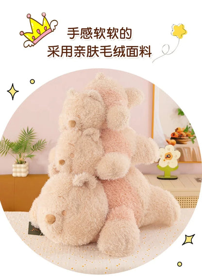 50/70cm Big Size Disney Stitch Pooh Bear Cartoon Anime Plush Stuffed Doll Room Decoration Stuffed Animal Pillow Ornamental Gift