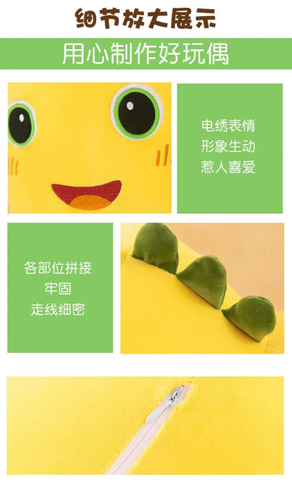 40-80cm Kawaii Milk Dragon Doll Plush Toy Pillow Nailong Stuffed Doll Cartoon Anime Accompany Sleep Toy Kid Birthday Gift