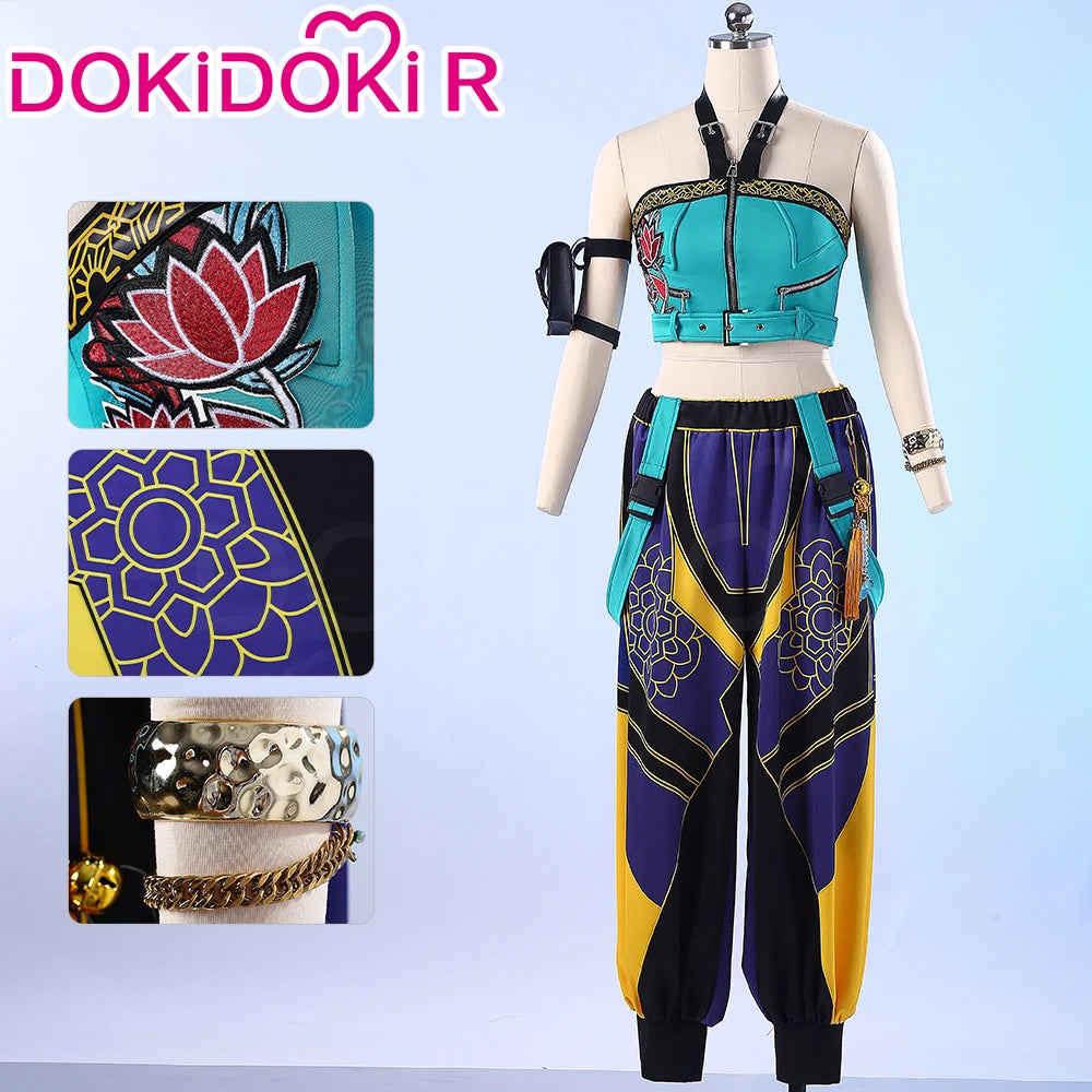 【Last Batch】IN STOCK Rumii Zoeyy Miraa Cosplay Costume【XS-3XL】DokiDoki-R Women Yellow Suit Rumii Miraa Costume Plus Size