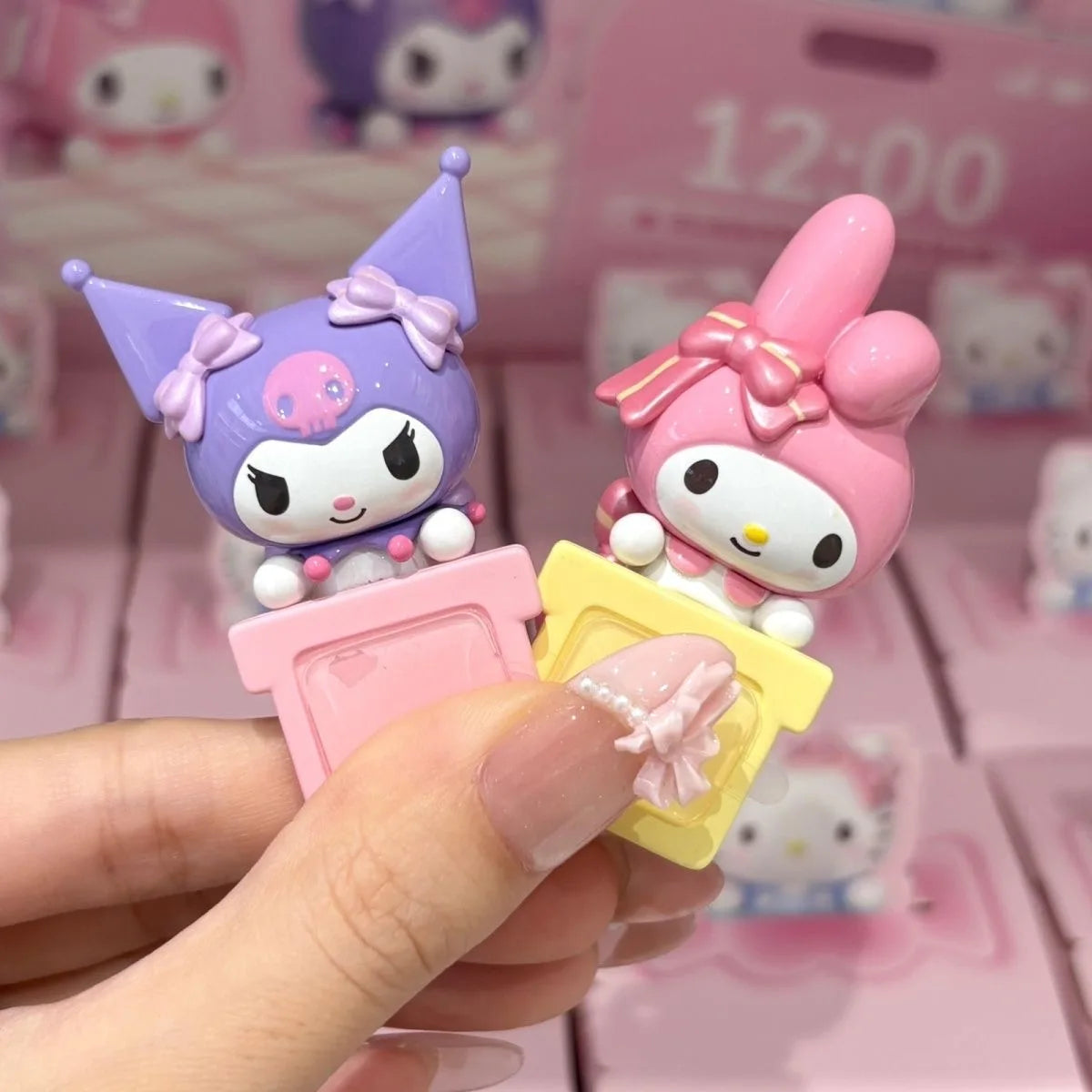 Kt Cat Bow Sweetheart Series Blind Box Trendy Toy Cute Doll Mini Phone Case Computer Decoration Desktop Ornament Surprise Gifts