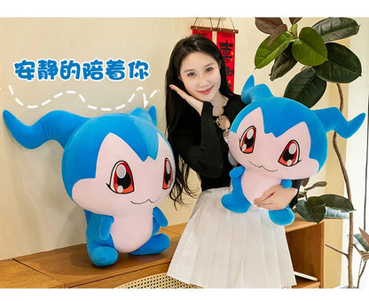 35/45/60CM Large Big Size Chibimon Plushies Kawaii Cartoon Anime Doll Comfortable Soft Doll Children's Ornament Toy Gifts
