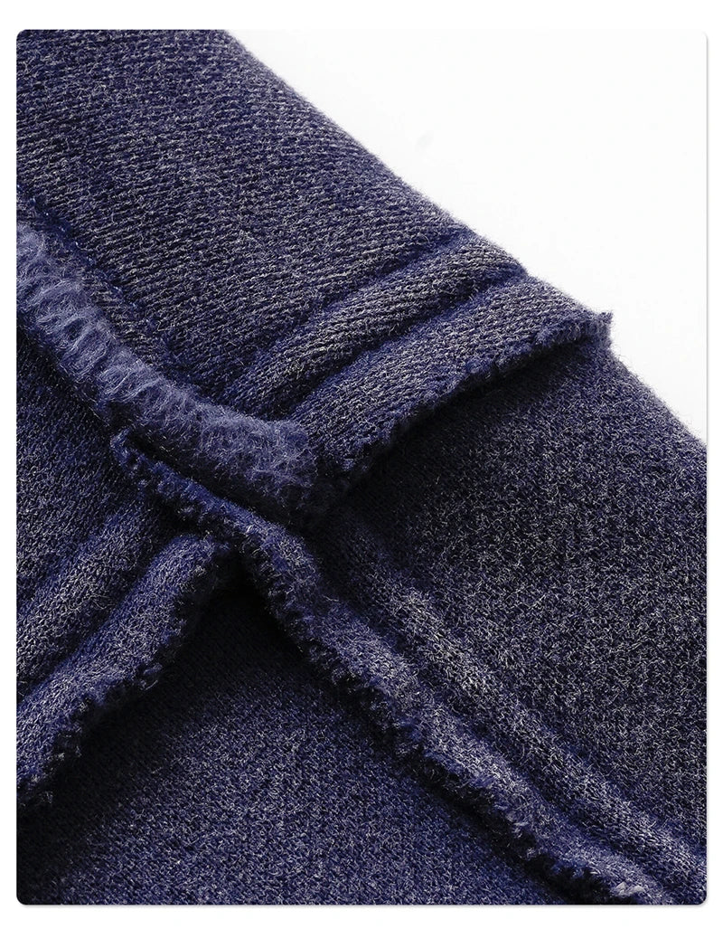 ZODF Vintage Man's Batik Washed Fleece Zipper Hoodie Unisex Winter Warm Distressed Hooded Coat Pullovers Brand Clothing HY1146