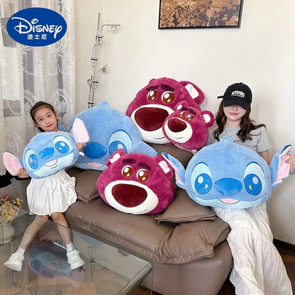70x110cm Super Big Size Stitch Disney Anime Plush Stuffed Doll Kawaii Lotso Pillow Room Decoration Plushies Holiday Gift