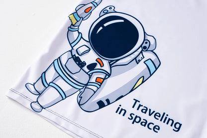 2025 New Boy Girl Swimwear Swim Suits Sun Protective Short Sleeve Children Swimsuits Children's Bathing Suit Kids Swimming Suits