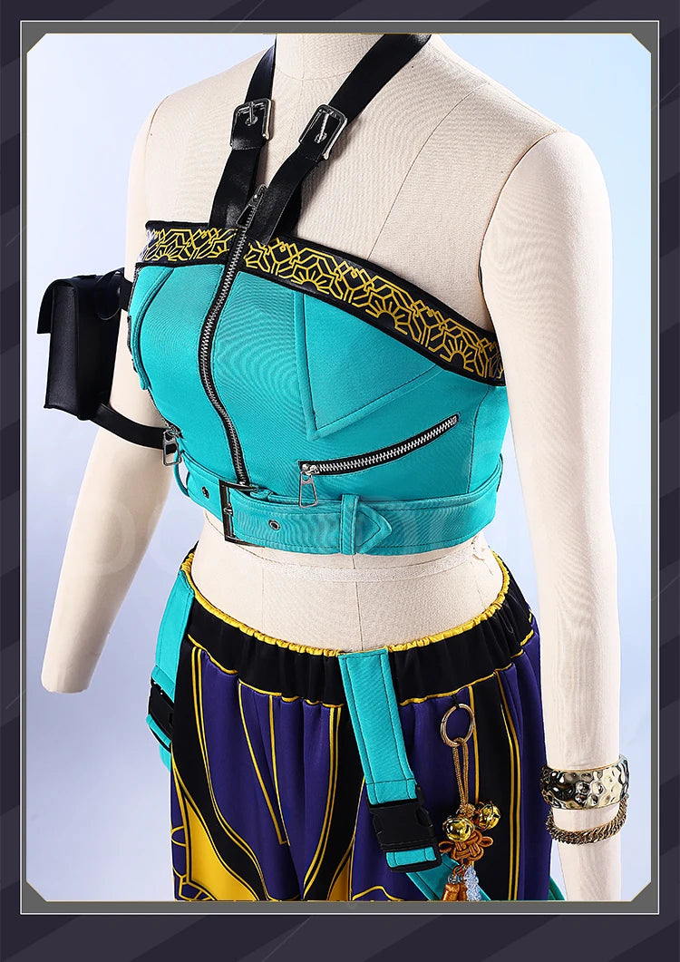 【Last Batch】IN STOCK Rumii Zoeyy Miraa Cosplay Costume【XS-3XL】DokiDoki-R Women Yellow Suit Rumii Miraa Costume Plus Size