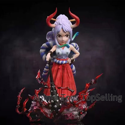 10cm Anime One Piece Figure Yamato Figure PVC Collectible Statue Model Toys Gifts