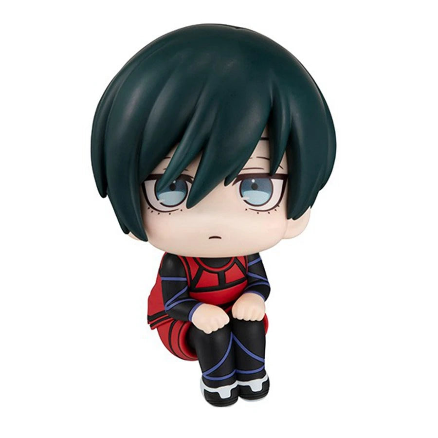 Blue Lock 9.5cm Q Version Nagi Seishirou PVC Anime Figure Kawaii Isagi Yoichi Collectible Model Toy - Rin Itoshi B