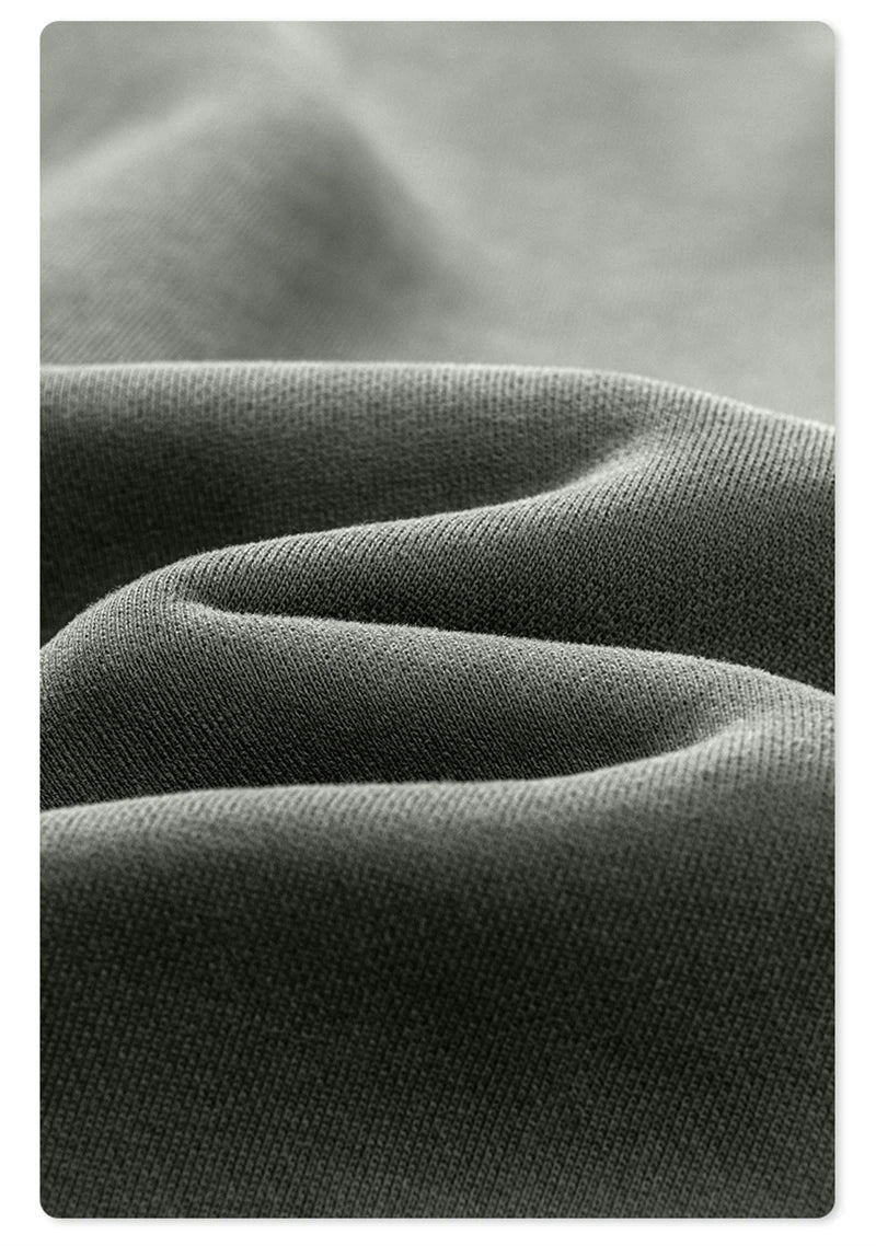 ZODF New Men's Winter Solid 345sm Fleece Straight Pants Unisex Loose Comfortable Sport Zipper Pockets Trousers HY0868