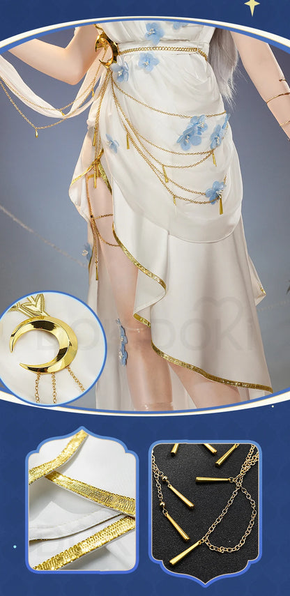IN STOCK Frieren Cosplay Doujin Costume Anime Frieren: Beyond Journey's End DokiDoki-SR Women Witch Dress Frieren Oracle Wig