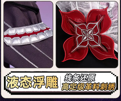 Honkai Star Rail Evernight March 7th Cosplay Costume Dress Headwear Mysterious Foreign Guest Halloween Party for Women iCoser