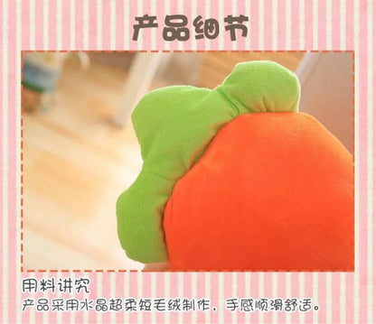90/110cmKawaii Simulation Carrot Plush pillow toy Cute Soft Stuffed Vegetable Carrot Pillow Doll for Kids girl boy birthday Gift