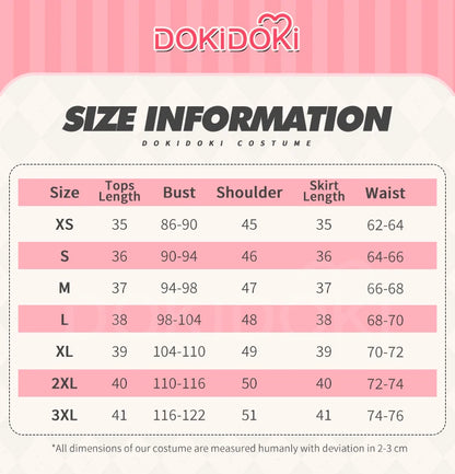 【Last Batch】IN STOCK Rumii Zoeyy Miraa Cosplay Costume【XS-3XL】DokiDoki-N Women Costume Wig Family Rumii Cosplay Plus Size