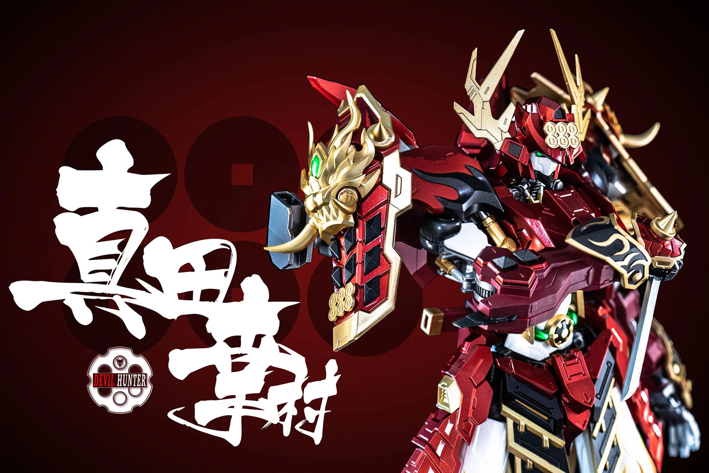 1/100 Date Masamune&Sanada Yukimura Series Alloy Die Casting Frame Action Figure Robot Ninja Assembly Model Desktop Decore Gifts