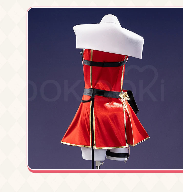 IN STOCK Gold Ship Cosplay Costume Game【S-2XL】DokiDoki-N Women Halloween Red Uniform Gold Ship Costume Plus Size