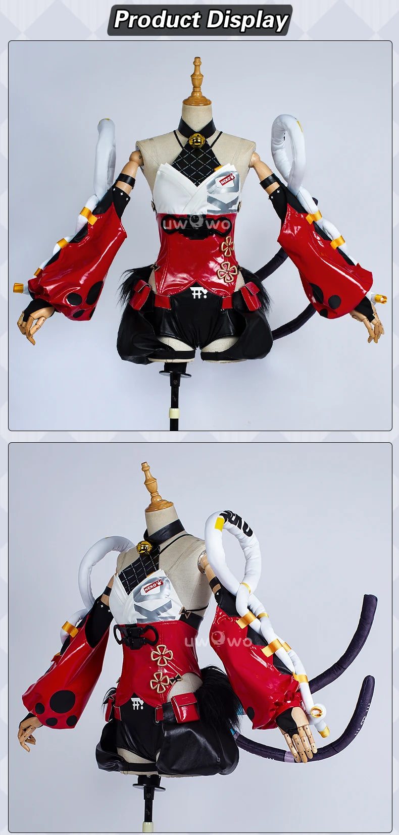UWOWO Collab Series: Game Zenlesss Zone Zero Nekomiyaa Mana Cosplay Costume