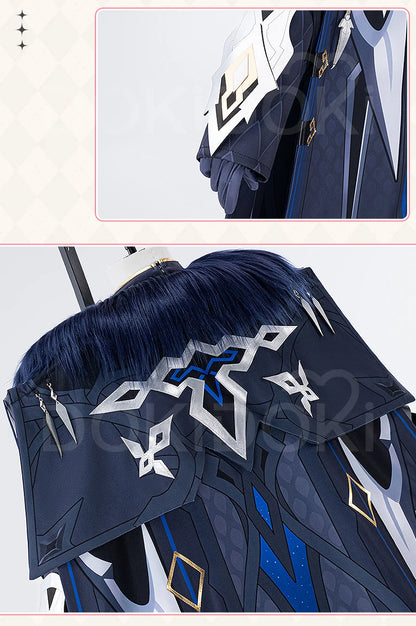 Captain Capitano Cosplay Costume Game Genshin Impact【XS-3XL】DokiDoki-N Halloween Costume Fatui Harbinger Plus Size