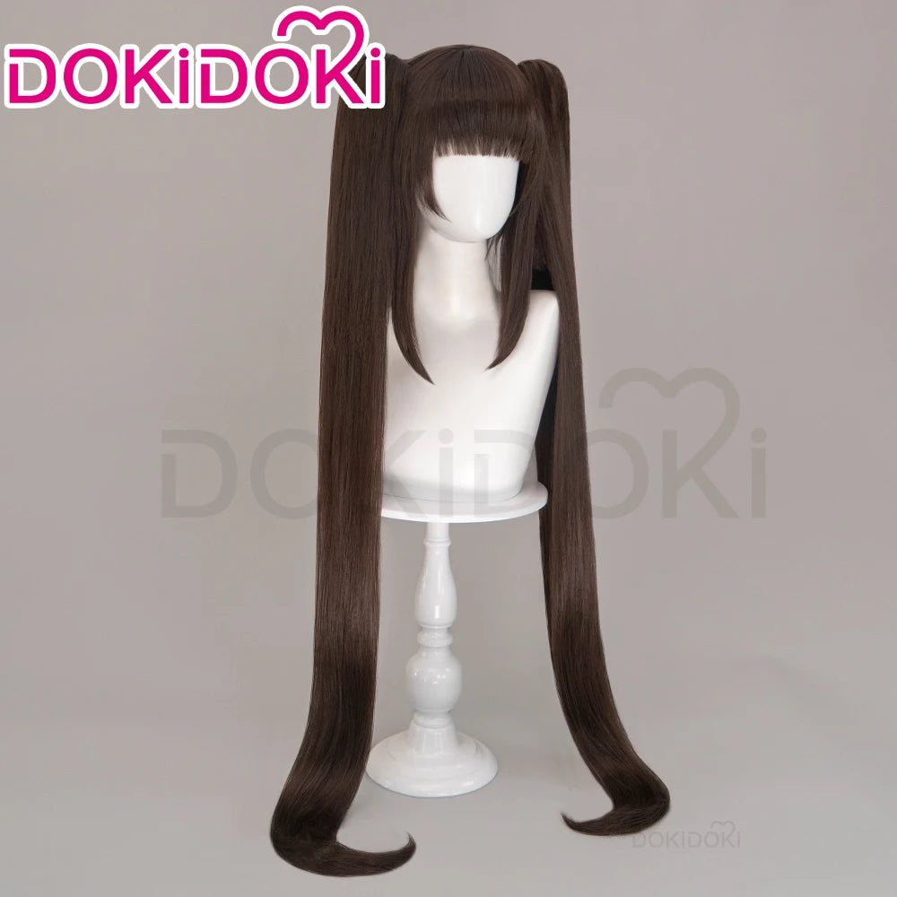 IN STOCK Chocola /Vanilla Wig Nekopara Cosplay DokiDoki Halloween Wig Long brown Hair Chocola Cosplay Ears Vanilla Free Wig Cap