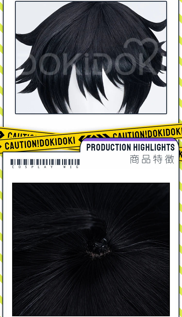 IN STOCK Evernight Cyrene Dan Heng Wig Game Honkai: Star Rail DokiDoki Dan Heng Permansor Terrae Horns Cyrene 120cm Wig