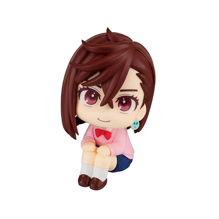 10cm/3.94in Dandadan Anime Figure Look Up Ayase Momo Action Figure Q Version Takakura Ken Figurine PVC Collection Model Doll Toy