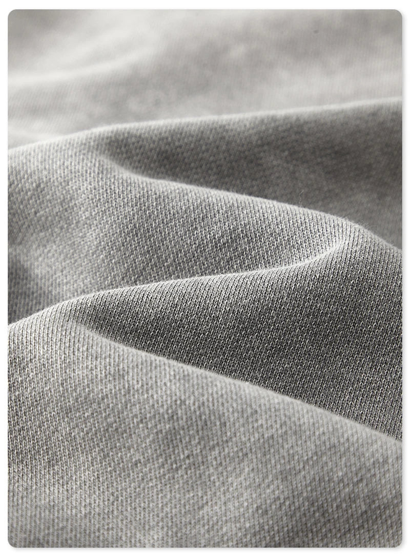 ZODF New Winter Washed Double Zipper Jackets For Men Unisex Loose Heavy Weight 450gsm Raglan Sleeve Cotton Coats HY0654