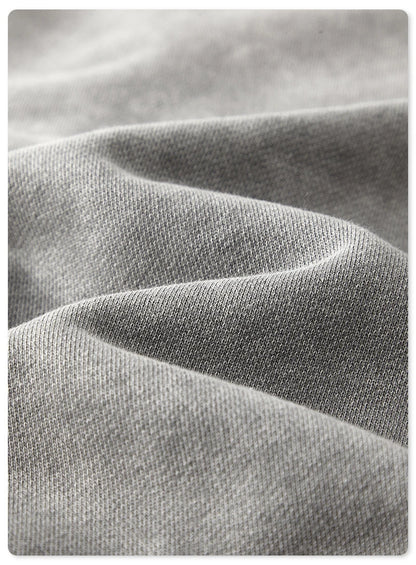 ZODF New Winter Washed Double Zipper Jackets For Men Unisex Loose Heavy Weight 450gsm Raglan Sleeve Cotton Coats HY0654