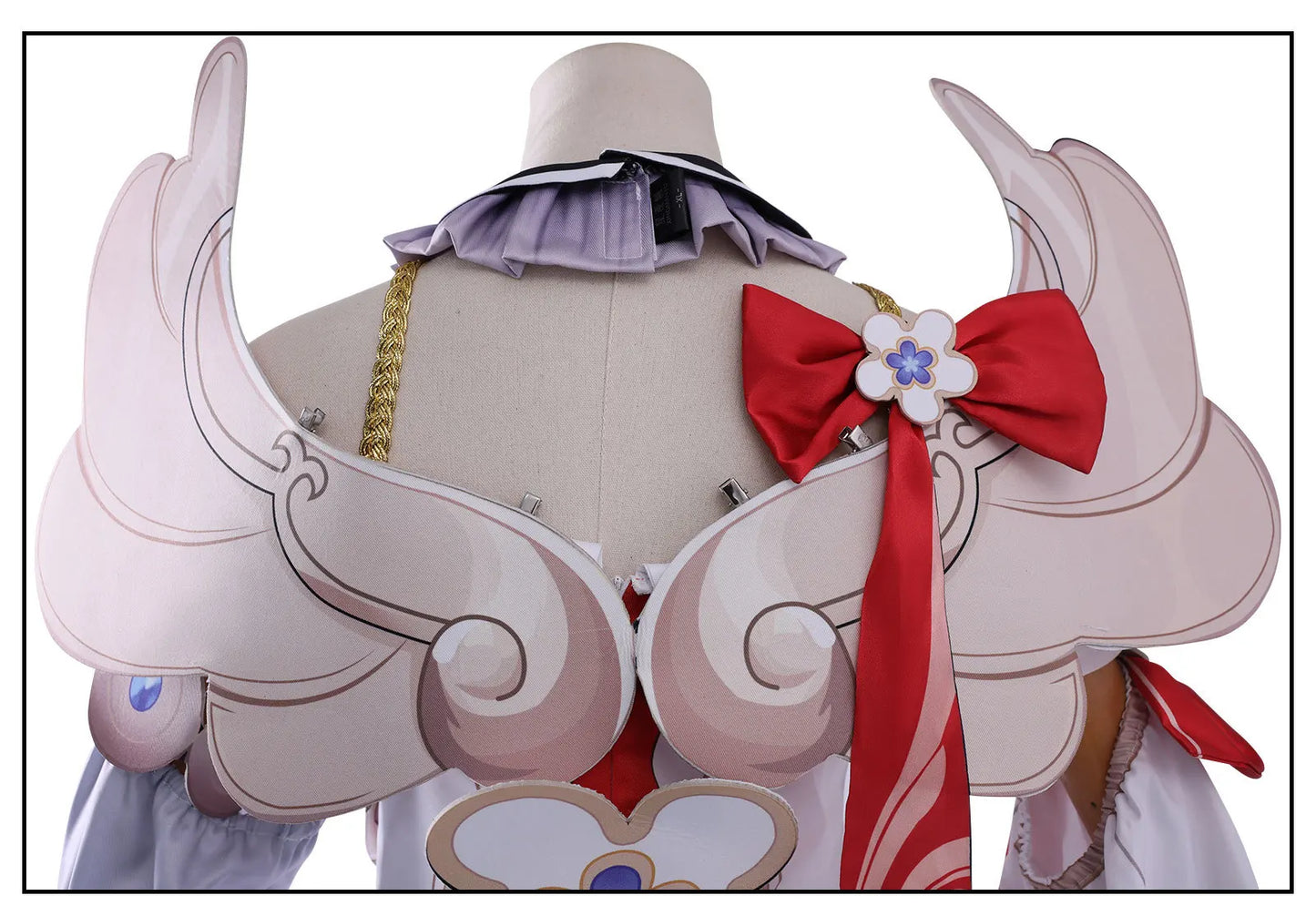 Honkai Star Rail Tribbie Cosplay Costume Wig Dress Uniform Headwear Wings Halloween Party for Women Girls Carnival Game Props