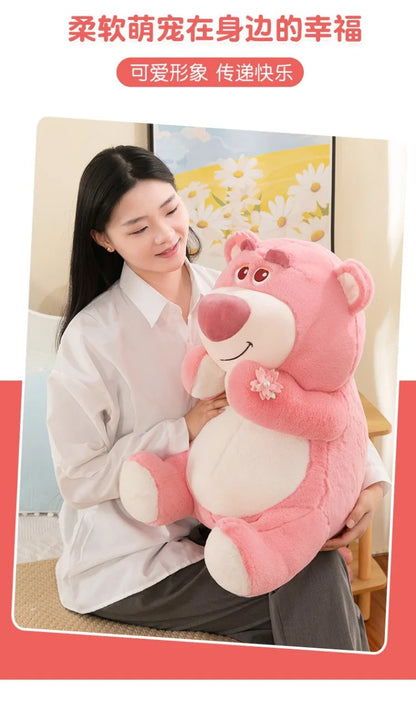40/55/70cm Super Big Size Lotso Disney Cartoon Anime Plush Stuffed Doll Kawaii Room Decoration Plush Pillow Kids Holiday Gift