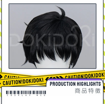 IN STOCK Sung Jin Woo Cha Hae in Wig Anime Solo Leveling Cosplay DokiDoki Kinght Killer Men 30cm Short Hair Woo Sung Free Cap