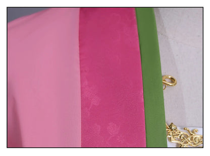 The Apothecary Diaries Maomao Cosplay Costume Wig Pink Dress Hanfu Necklace Earrings Halloween Party for Women Girls Prop iCoser