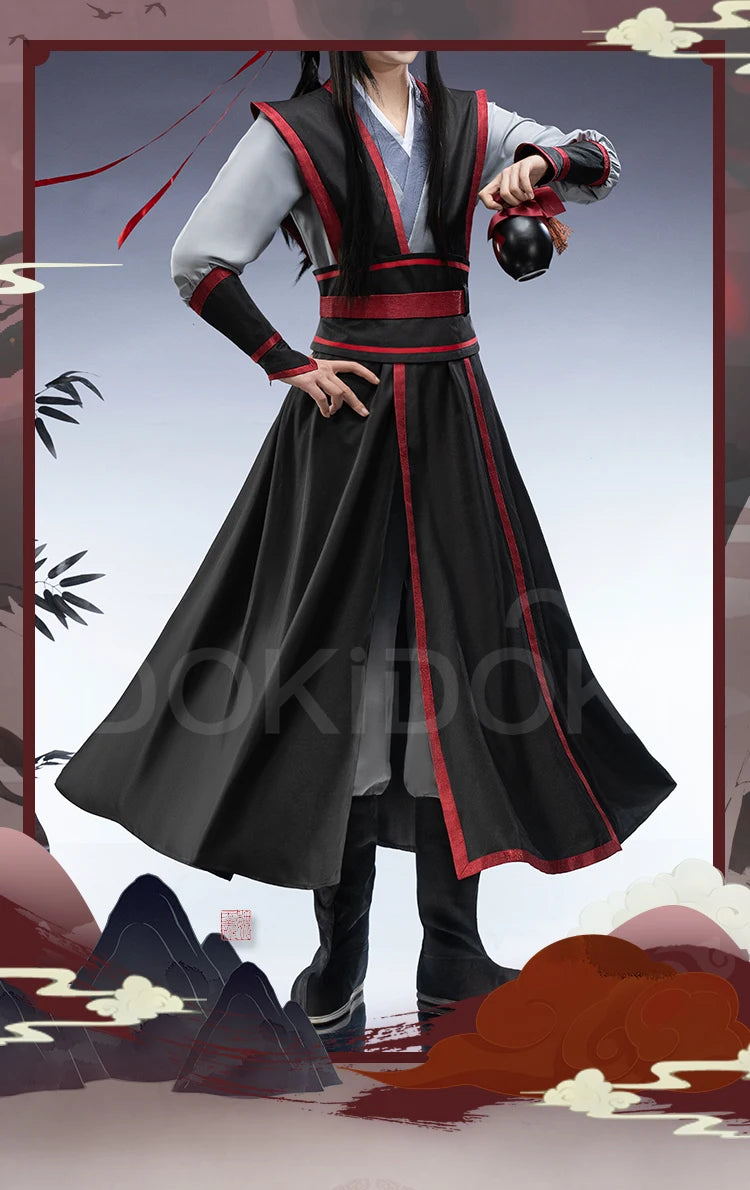 【Official】IN STOCK Wei Wu Xian Cosplay Costume Mo Dao Zu Shi Cosplay DokiDoki-SR Men Wei Wuxian Teenager Cosplay