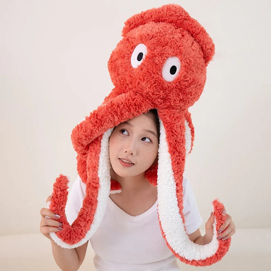 80-90cm Large Ocean Animal Octopus Plush Pillow Huggable Plushies Squid Soft Toy Sofa Bed Pillow Cushion Birthday Gift