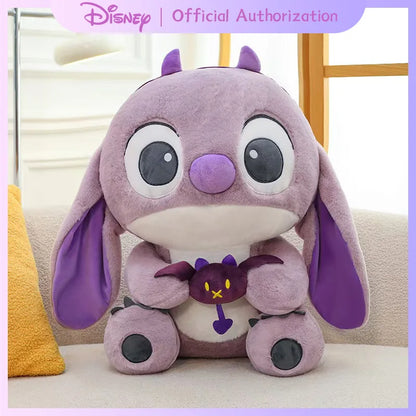 30CM-80CM Lilo & Stitch New Disney Plush Toy Cartoon Scrump Stuffed Doll Soft Anime Pillow Souvenir Kawaii Birthday Gift