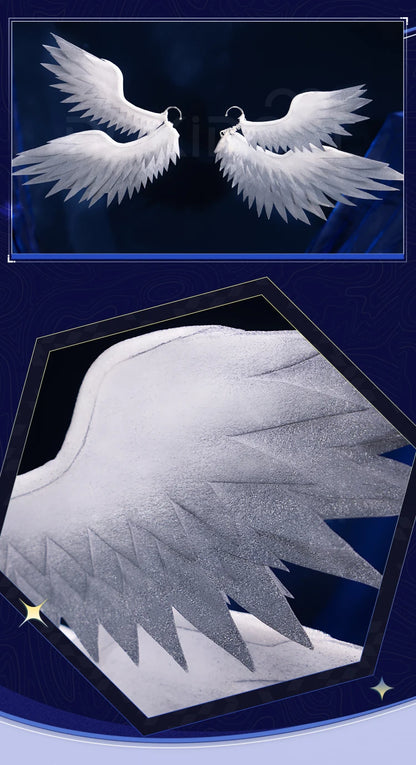 Sunday Robin Wings Headwear Headband Cosplay Props Game Honkai:Star Rail DokiDoki Sunday Electric Wings Robin Accessories