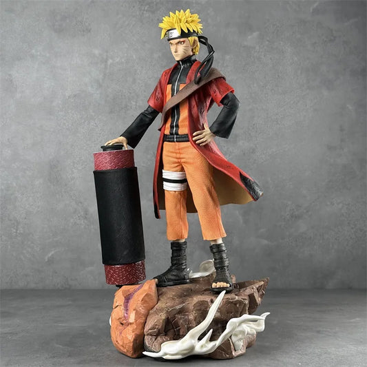 42CM Anime Naruto Uzumaki 1/6 Action Figures Cartoon Anime GK PVC Model Doll Collectible Statue Boy Toys For Collection Gift