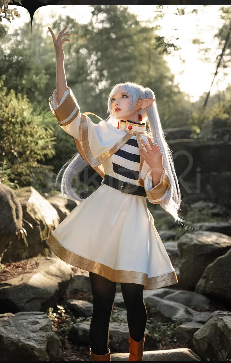 Frieren Himmel Fern Cosplay Costume Anime Frieren: Beyond Journey's End【XS-2XL】DokiDoki-R Women Winter Costume Plus Size