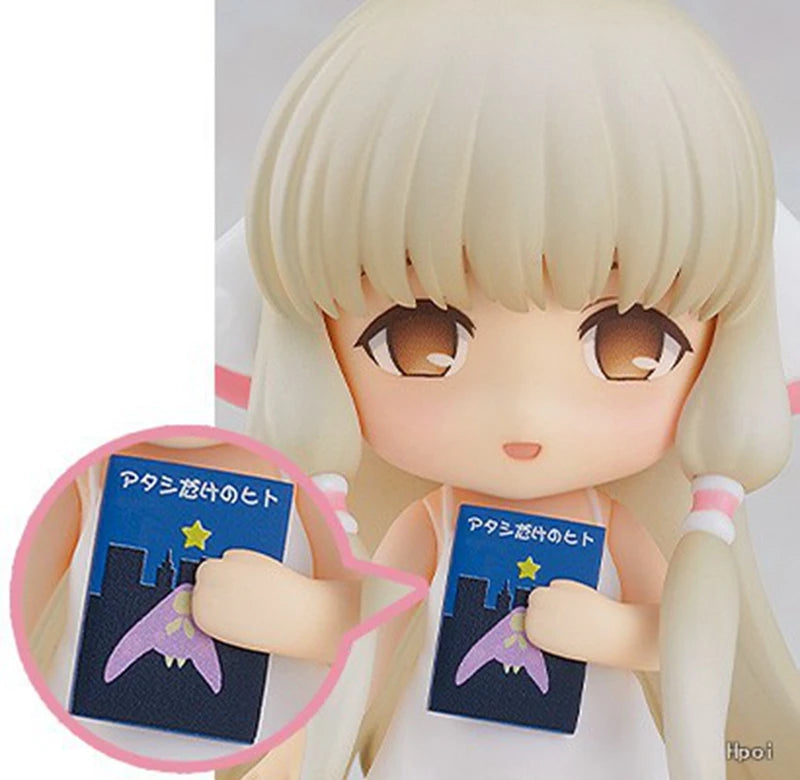 10cm Chobits Anime Figure #2053 Chii Action Figure Kawaii Girl Chi Figurine Room Ornaments Adult Collectible Model Doll Toy Gift